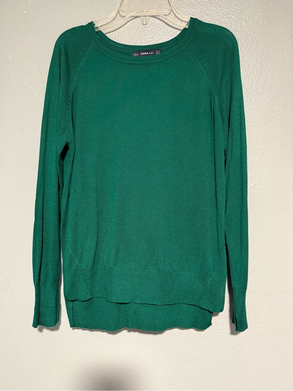 Zara emerald Crewneck Women's Sweater size S